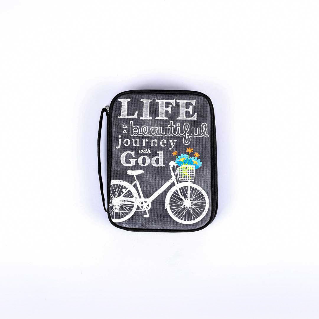 Bible Cover Canvas Life...Journey With God M | Swanson Christian Products