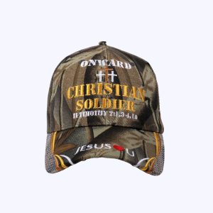 Hat – Camo – Onward Christian Soldier