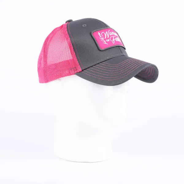 Hat - Pink/Grey - Woman of Faith | Swanson Christian Products