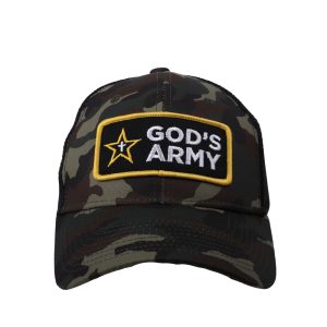 Hat – Camo – God’s Army