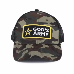 Hat – Camo – God’s Army