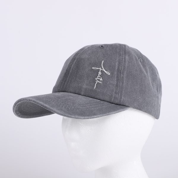 Hat - "Faith" Grey - Swanson Christian Products