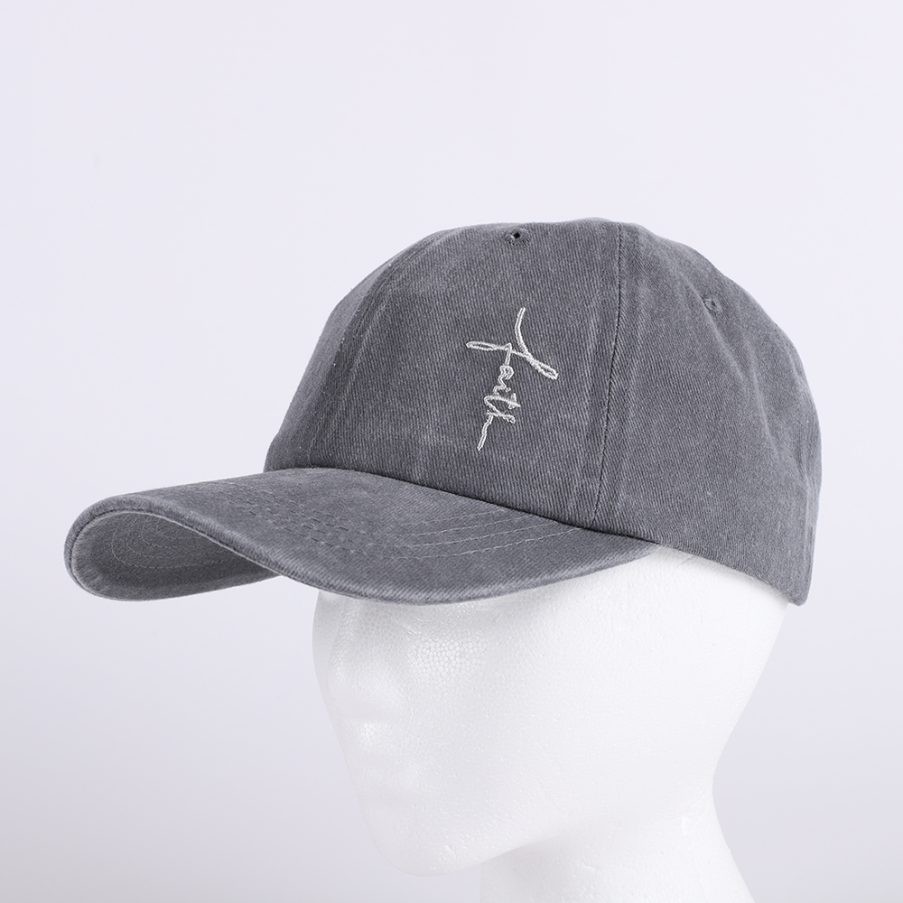 Hat - "Faith" Grey - Swanson Christian Products