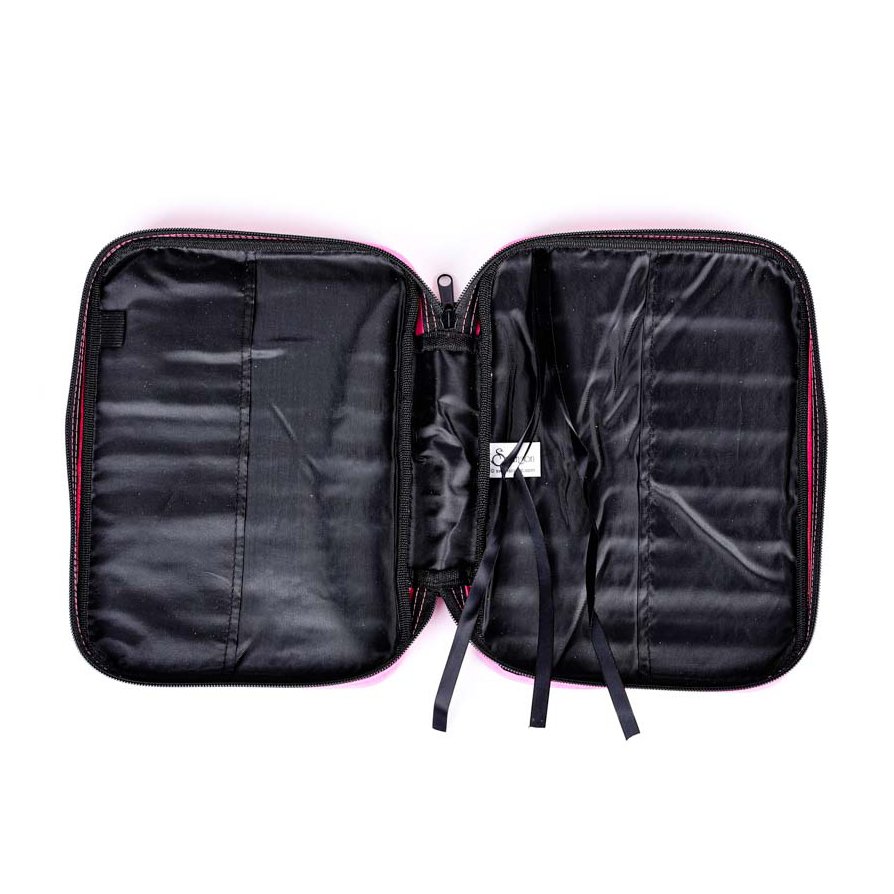 Bible Cover Canvas Colorful Black/Pink L- Swanson Christian Products