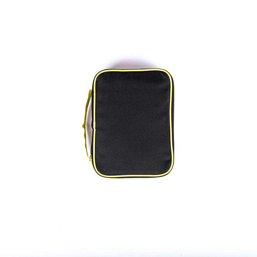 Bible Cover Canvas Colorful Black/Yellow M - Swanson Christian Products