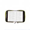 Bible Cover Canvas Colorful Black/Yellow M - Swanson Christian Products
