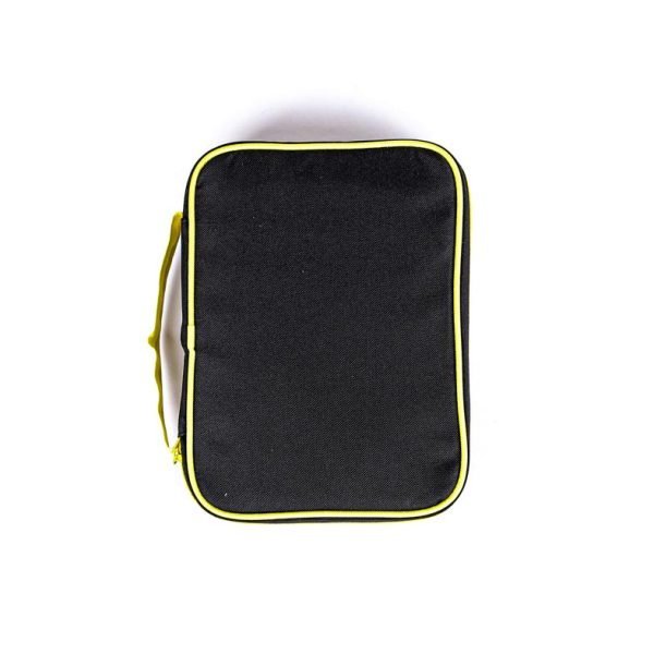 Bible Cover Canvas Colorful Black/Yellow L - Swanson Christian Products