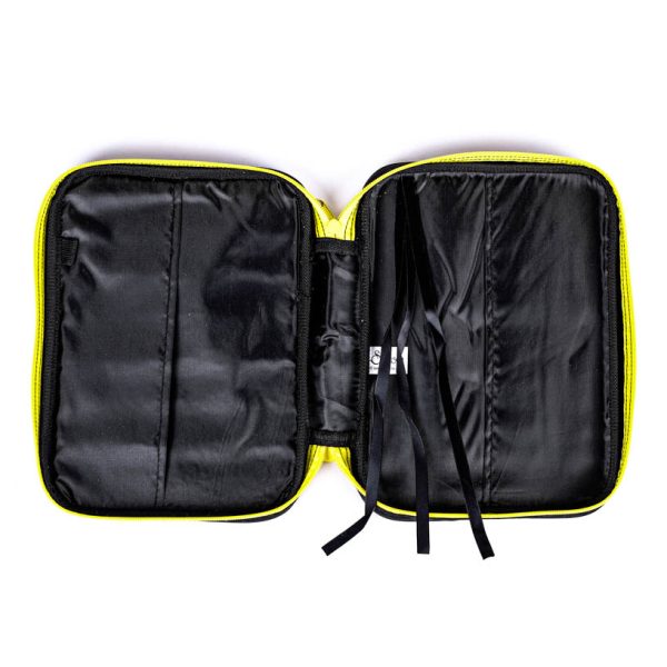 Bible Cover Canvas Colorful Black/Yellow L - Swanson Christian Products