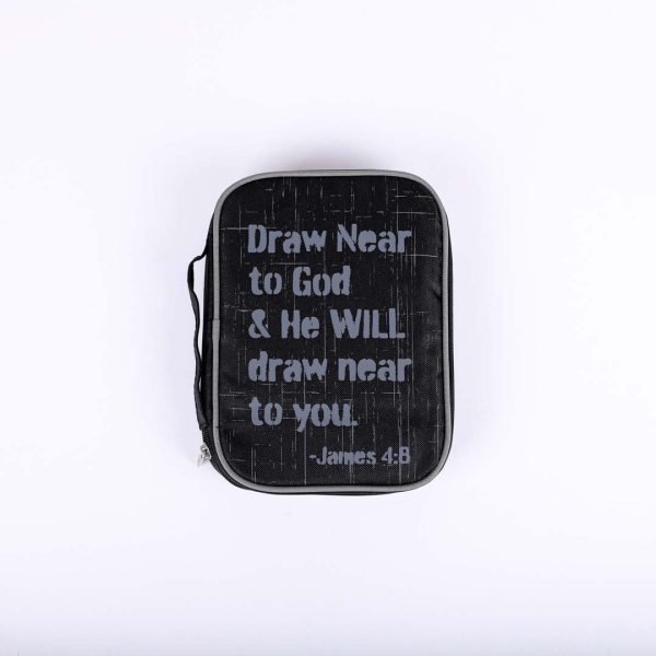 Bible Cover Canvas Draw Near To God M- Swanson Christian Products