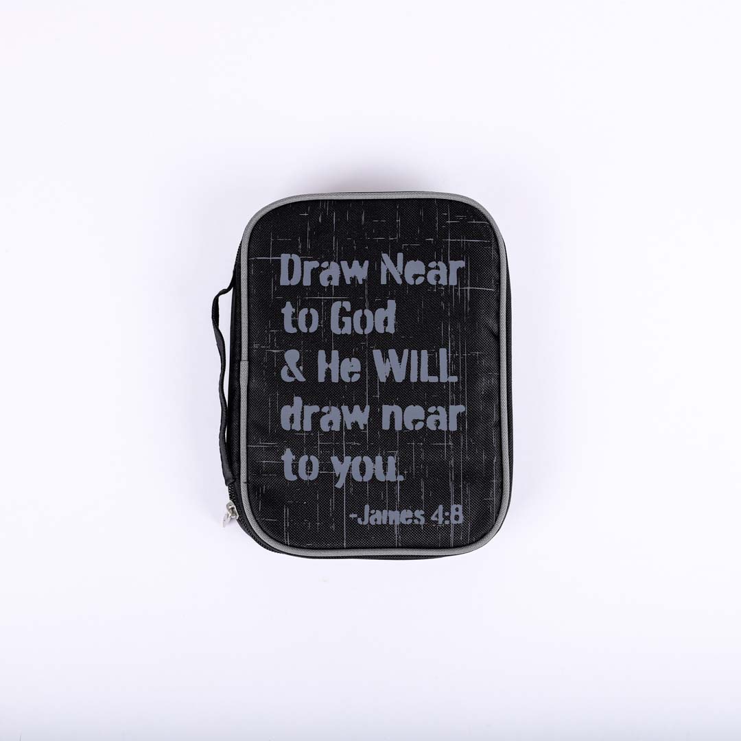 Bible Cover Canvas Draw Near To God M- Swanson Christian Products
