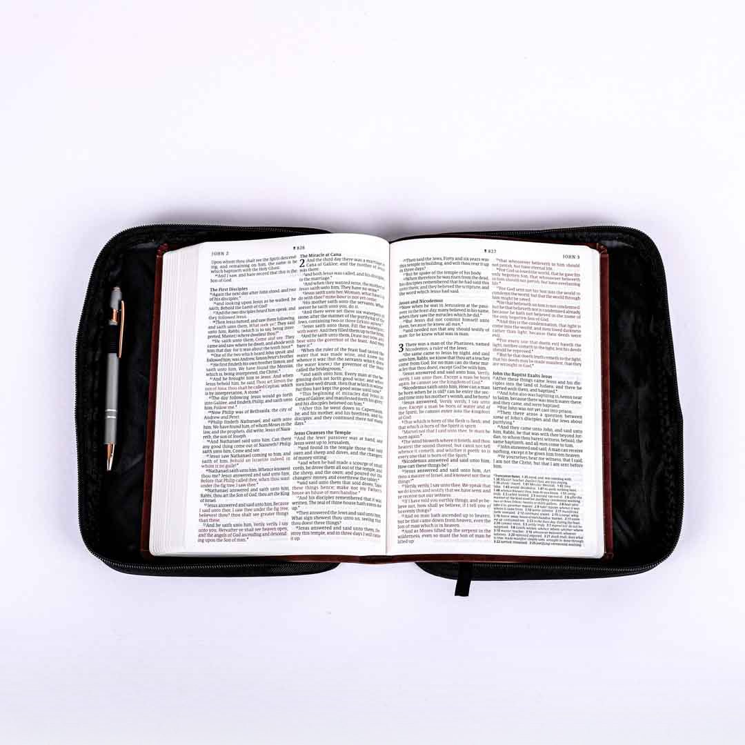 Bible Cover Canvas Draw Near To God L- Swanson Christian Products