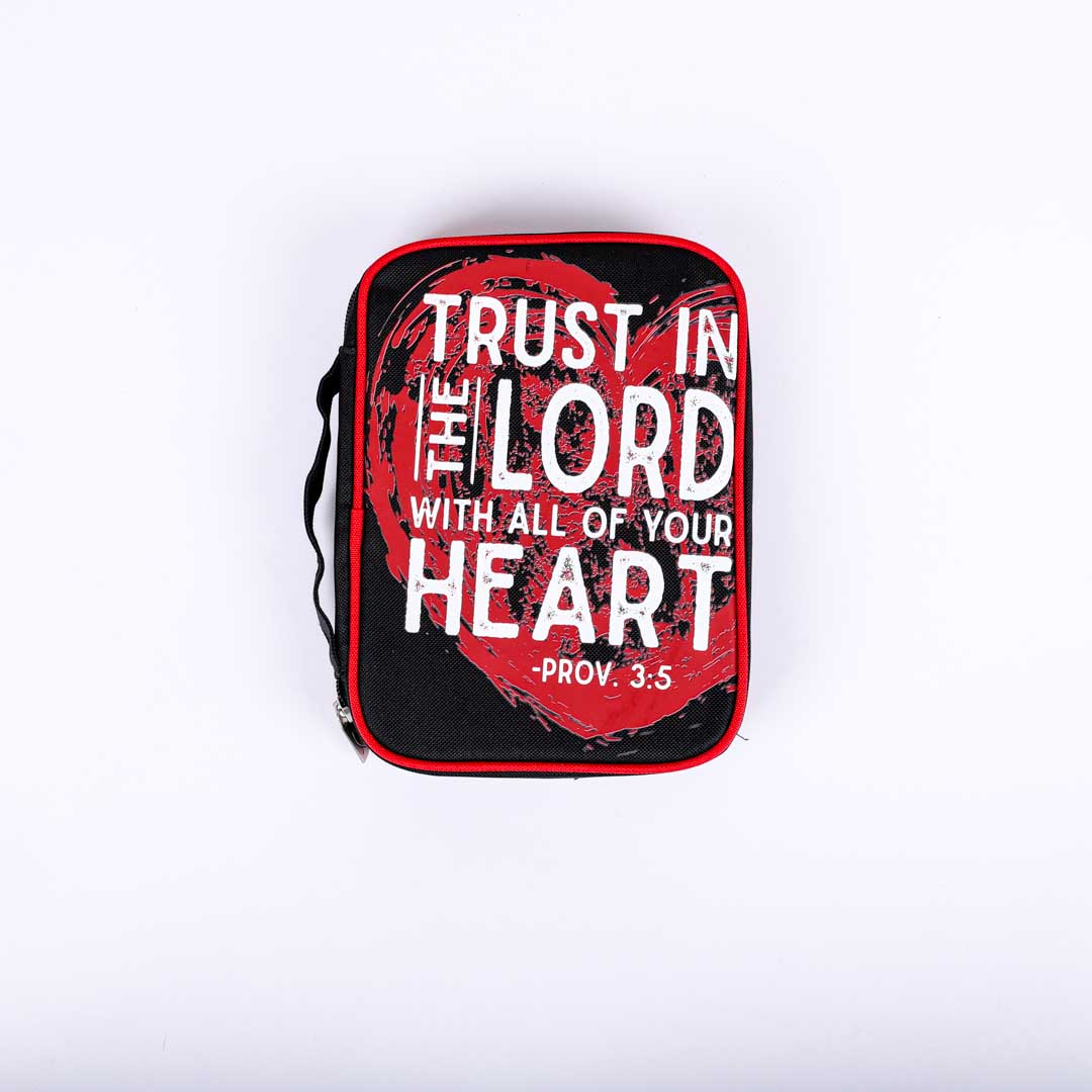 Bible Cover Canvas Trust In The Lord M- Swanson Christian Products