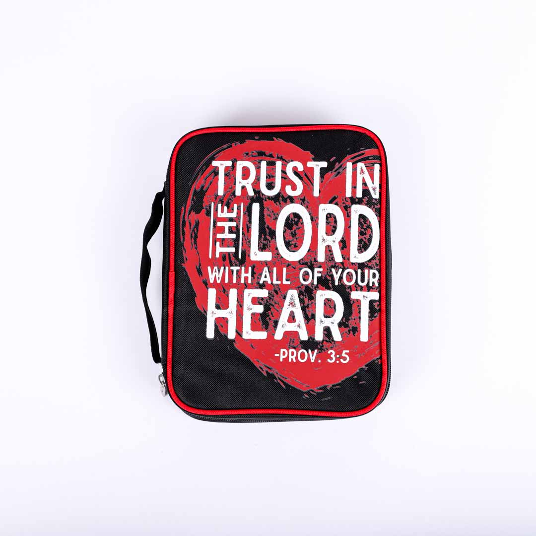 Bible Cover Canvas Trust In The Lord L- Swanson Christian Products