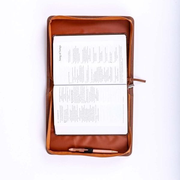 Imitation Leather Things Above Light Brown L - Swanson Christian Products
