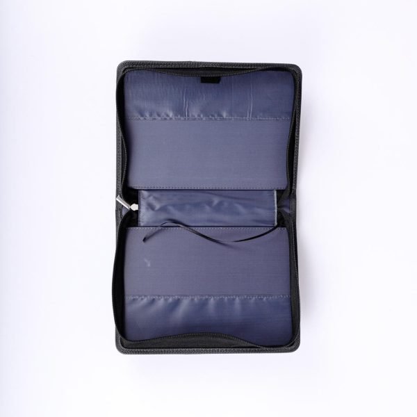 Imitation Leather Unshakable Faith Grey/Black L - Swanson Christian Products