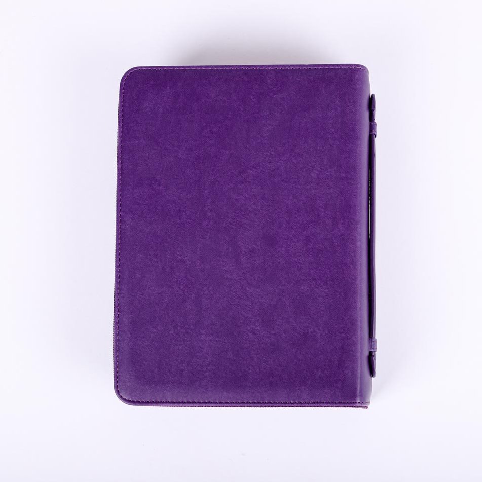 Imitation Leather Great Love Purple L - Swanson Christian Products