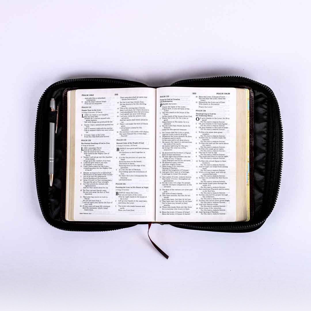 Bible Cover Neoprene Teal - Large - Image 2