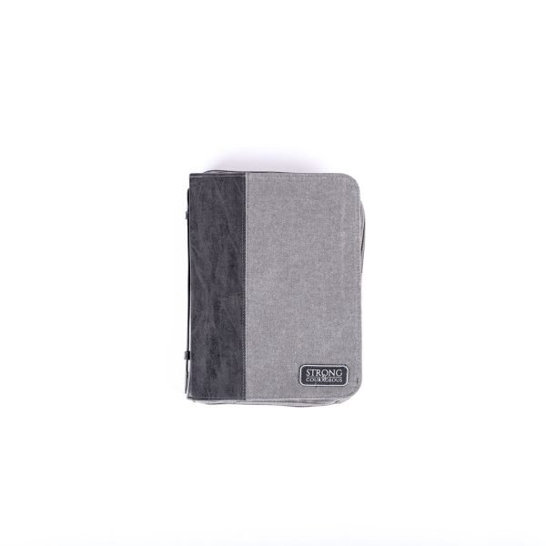 Bible cover- Imitation Leather-Strong & Courageous- Swanson Christian Products