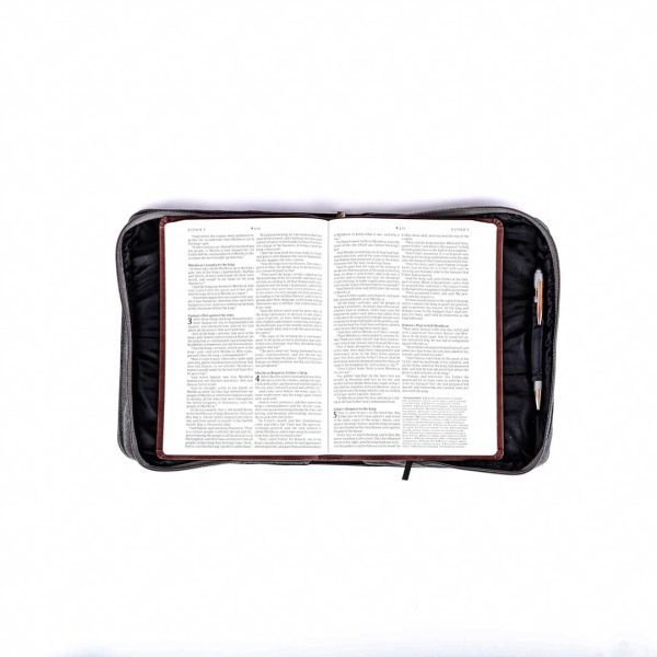 Bible cover- Imitation Leather-Strong & Courageous- Swanson Christian Products