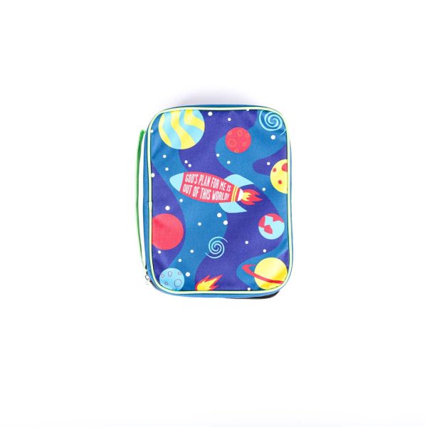 Bible cover- Imitation Leather-God's Plan For Me is Out of This World- Swanson Christian Products