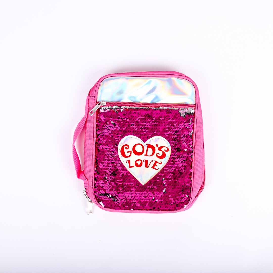 Bible Cover - Sequin Gods Love M | Swanson Christian Products