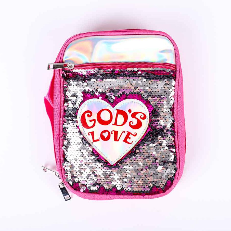 Bible Cover - Sequin God's Love- Swanson Christian products