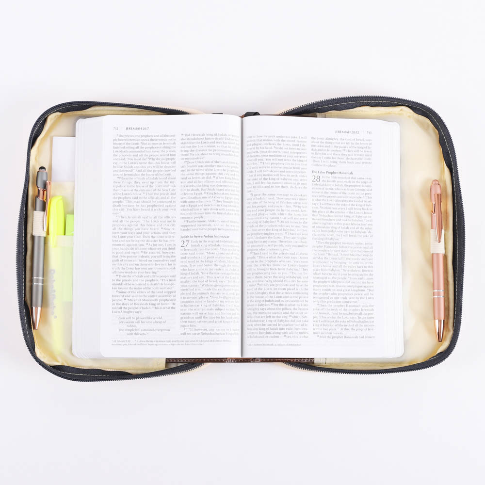 Canvas Bible Cover - Rainbows - L | Swanson Christian Products