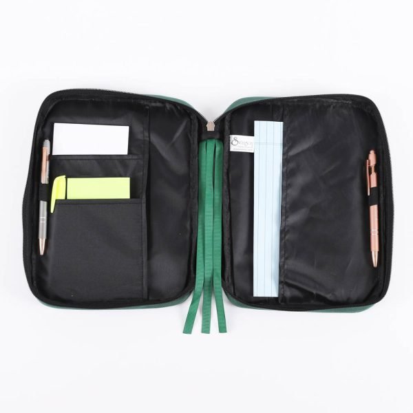 Canvas Bible Cover - Green Map - L | Swanson Christian Prodcuts