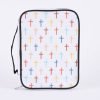 Canvas Bible Cover - Colorful Crosses - L | Swanson Christian Products