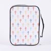 Canvas Bible Cover - Colorful Crosses - L | Swanson Christian Products