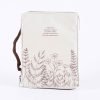 Canvas Bible Cover - Isaiah 40:8 Wildflowers - M | Swanson Christian Products