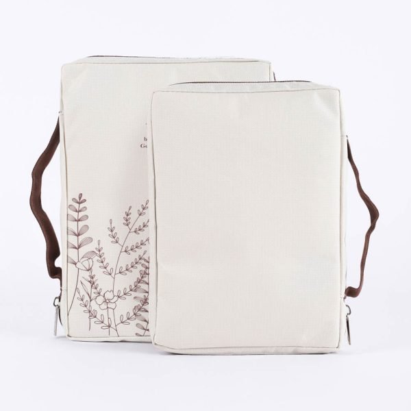 Canvas Bible Cover - Isaiah 40:8 Wildflowers - M | Swanson Christian Products