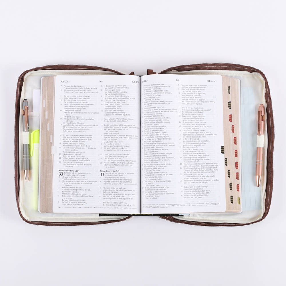 Canvas Bible Cover - Isaiah 40:8 Wildflowers - M | Swanson Christian Products