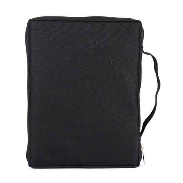 Canvas Bible Cover - Cross Patch - M | Swanson Christian Products