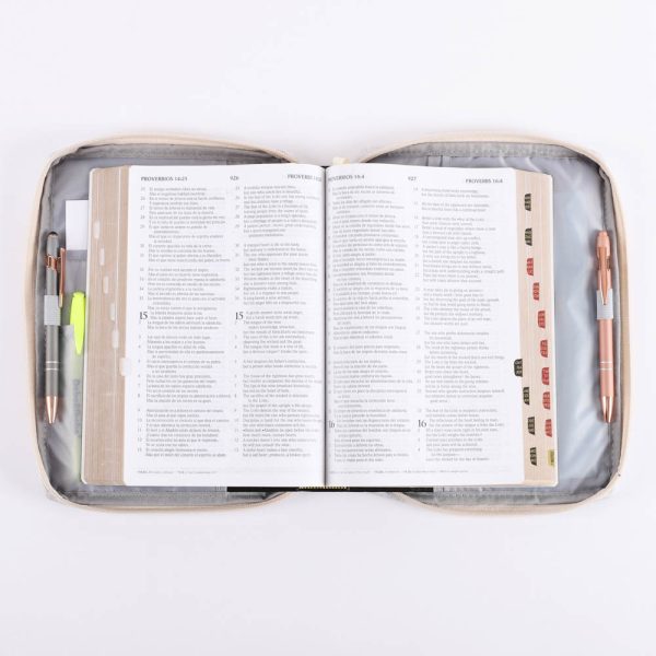 Canvas Bible Cover - Holy Bible Floral - L | Swanson Christian Products