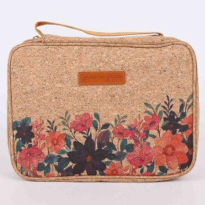 Bible Cover – Cork – Grow in Grace – Floral – L
