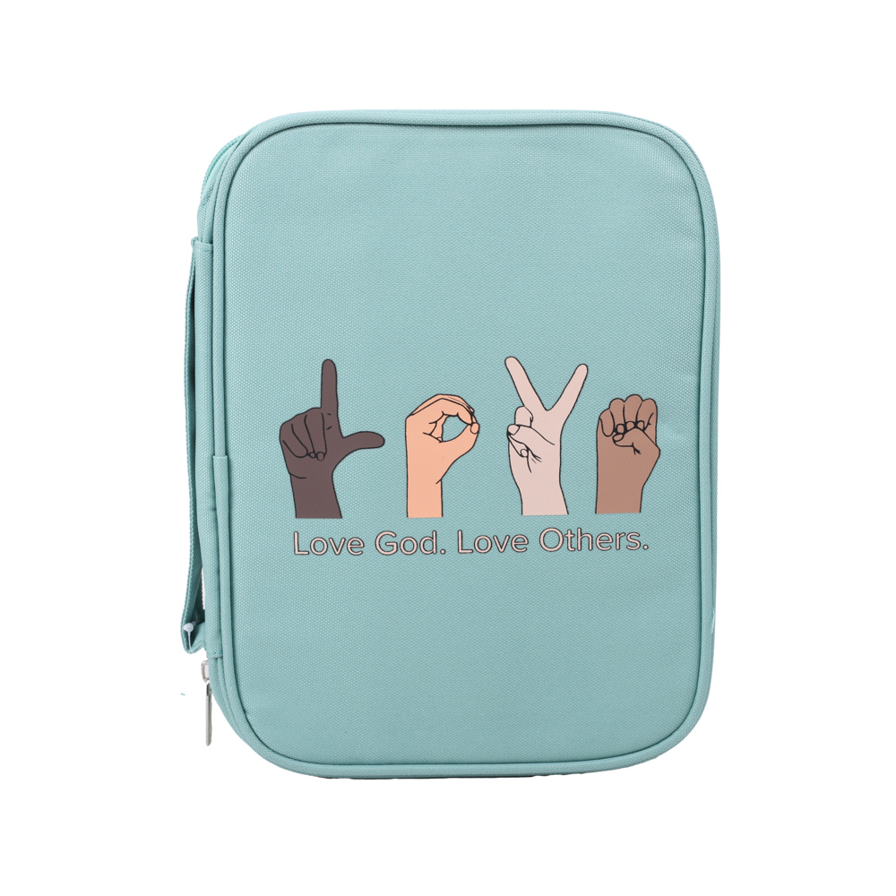 Bible Cover Love God Love Others L