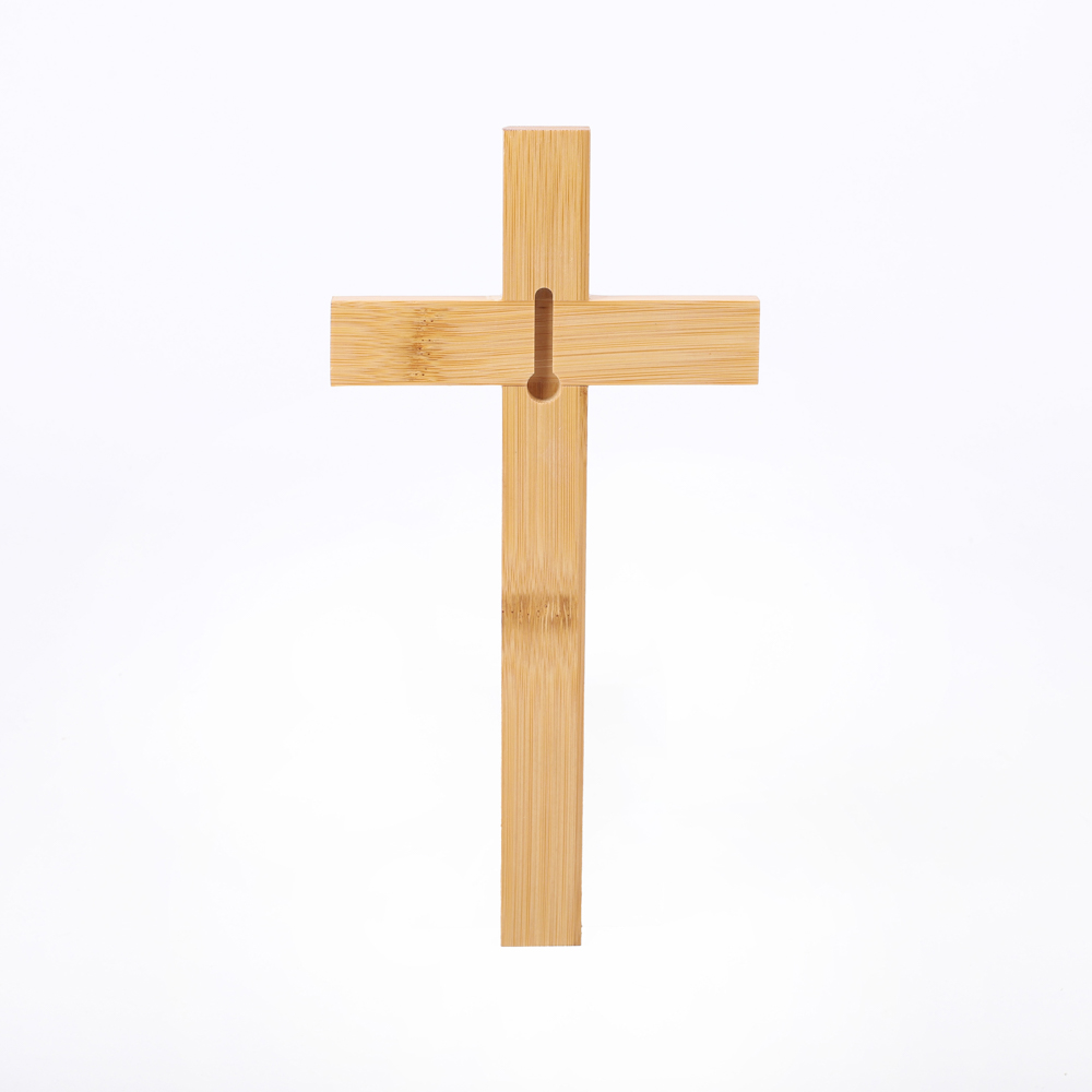 Wall Cross 10" Bamboo - Image 4