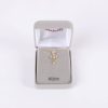 Necklace - Sterling Silver - Ornate Cross - 18" Gold with Silver - Swanson Christian Products