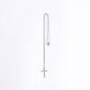 Necklace - Sterling Silver - Cross with Gold Rope Wrapped Tips - 18" Silver - Swanson Christian Products