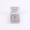 Necklace - Sterling Silver - Cross with Dove Cutout - 24" Silver - Swanson Christian Products