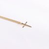 Necklace - Sterling Silver - Cross of Nails - 24" Gold with Silver - Swanson Christian Products