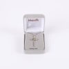 Necklace - Sterling Silver - Cross with Gold Dove Center - 20" Silver - Swanson Christian Product
