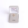 Necklace - Sterling Silver - Heart with Cross - 18" Gold - Swanson Christian Products