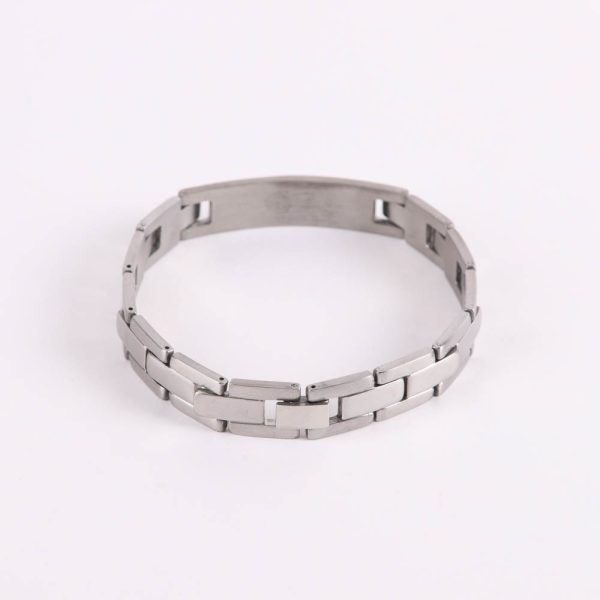 Bracelet - The Lord's Prayer - Stainless Steel - Silver - Swanson Christian Products