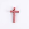 Wall Cross - Cherry Wood with Stainless Steel - Praying Boy - Swanson Christian Products