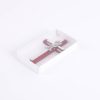 Wall Cross - Cherry Wood with Stainless Steel - Praying Boy - Swanson Christian Products