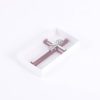 Wall Cross - Cherry Wood with Stainless Steel - Praying Girl - Swanson Christian Products