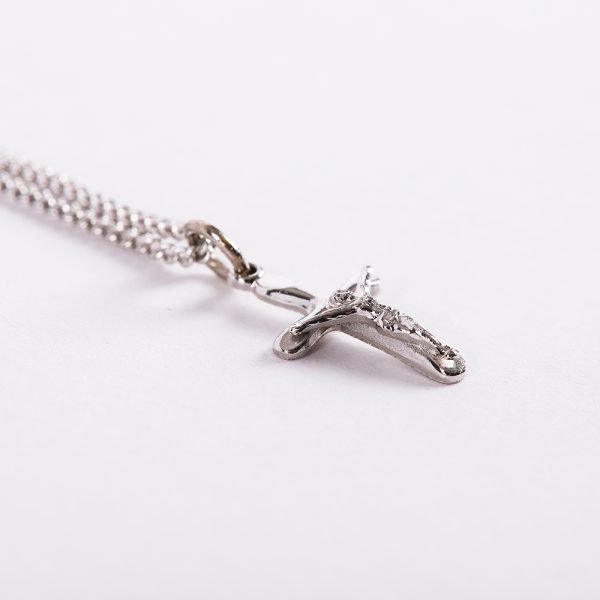 Necklace Crucifix - Small Silver - 16 | Swanson Christian Products