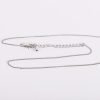 Necklace Crucifix - Rounded Cross Silver - 18 | Swanson Christian Products